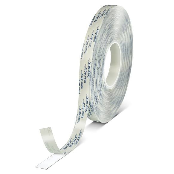 Lipni dvipusė skaidri juosta Tesa ACX plus 7055 (1mm x 12mm x 25m)