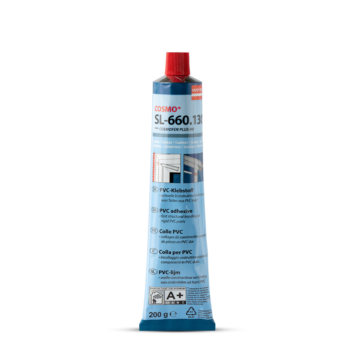 Didelio klampumo skaidrūs klijai Cosmofen Plus HV SL-660.130, 200g