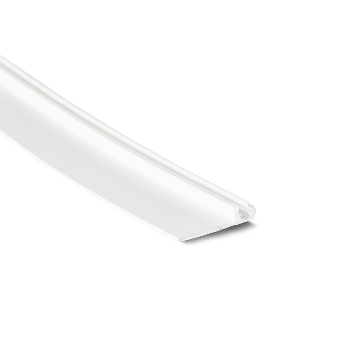 Plastikinis kantelis SignTrim 971 3mm F, balta ~RAL9003 (50m ritinys)
