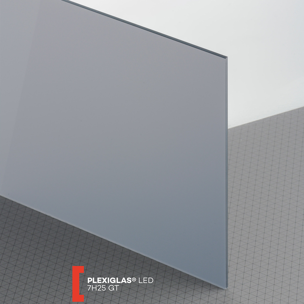 Plexiglas GS (3050x2030x3mm) 7H25 juoda-balta (diena-naktis)
