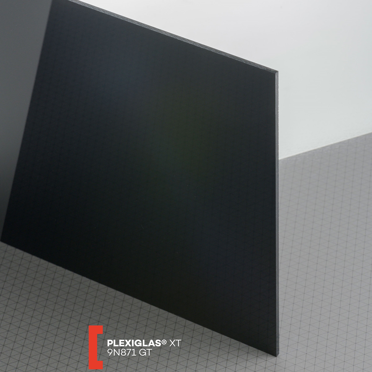 Plexiglas XT (3050x2050x3mm) 9N871 juoda