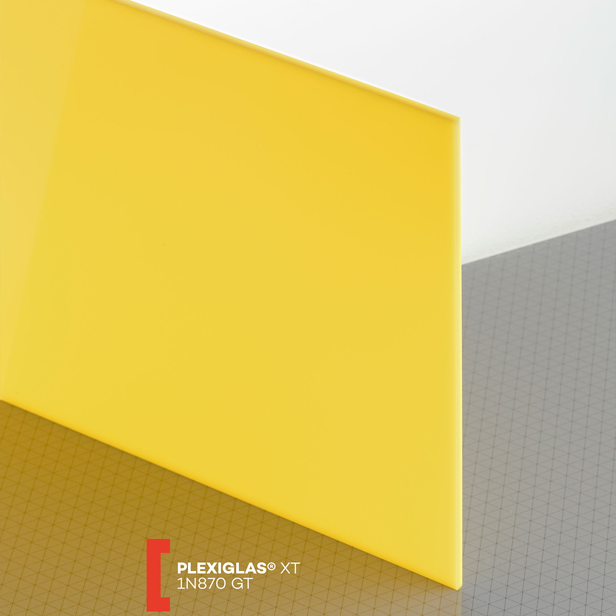 Plexiglas XT (3050x2050x3mm) 1N870 geltona (30870)