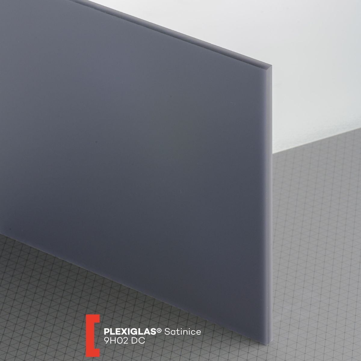Plexiglas Satinice (3050x2030x6mm) 9H02 grafitas DC dvipusė