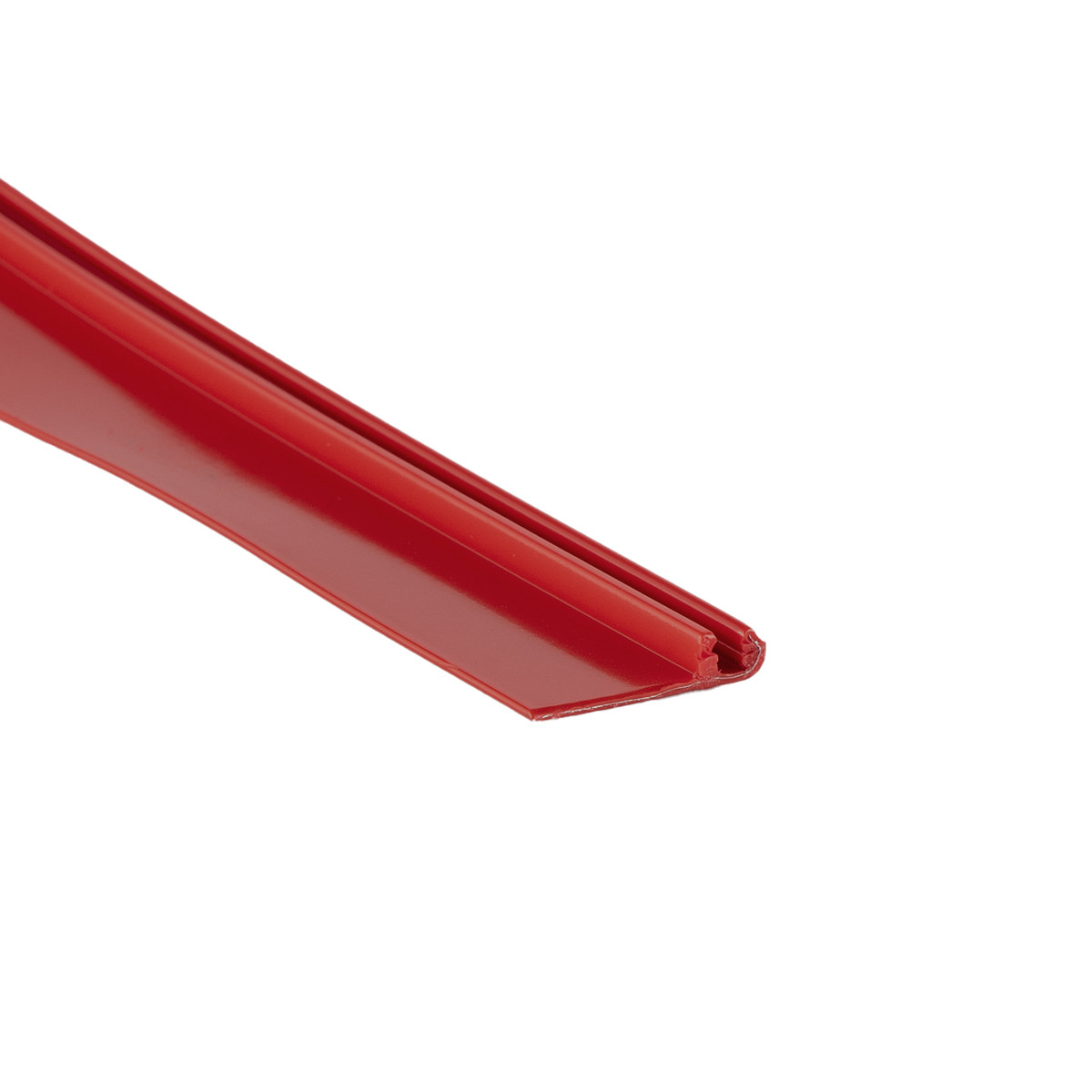 Plastikinis kantelis SignTrim 063 3mm F, tamsiai raudonas ~RAL3001 (50m ritinys)