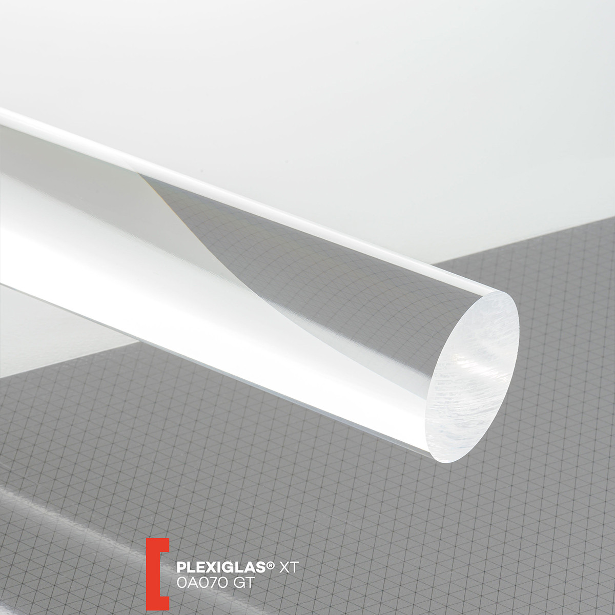 Organinio stiklo PMMA (akrilo) strypas Plexiglas XT (2000x30mm) 0A070