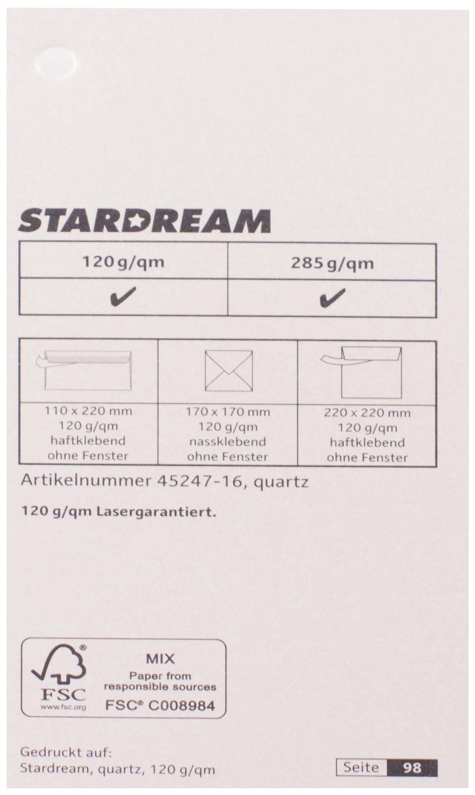 Metalizuotas popierius Stardream quartz 285g/m2 72x102 cm kvarco sp.